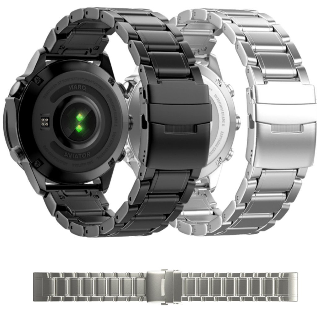 22 26mm Titanium For Garmin Fenix8 47mm 51mm 7 7x 7Pro/5XPlus and tinct/Epix/Marq Aviator QuickFit W