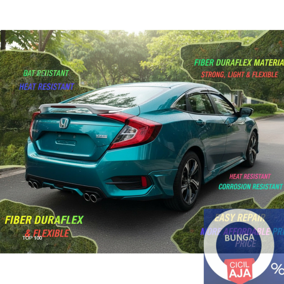 bodykit civic turbo sedan modulo 2016-2021