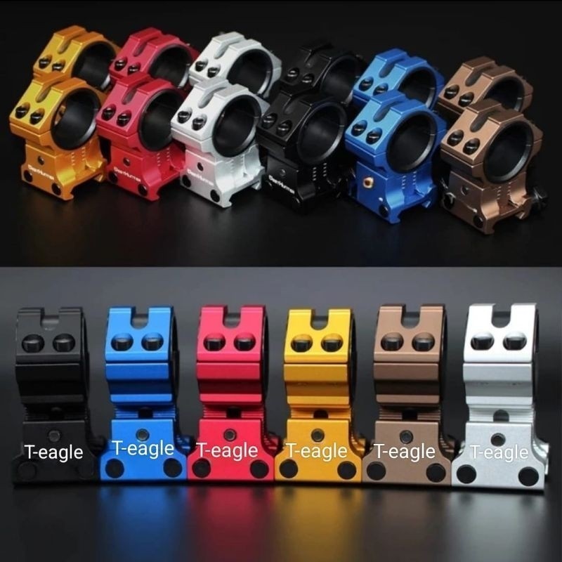 Mounting telescope t-eagle adjustable rail 22 picantini