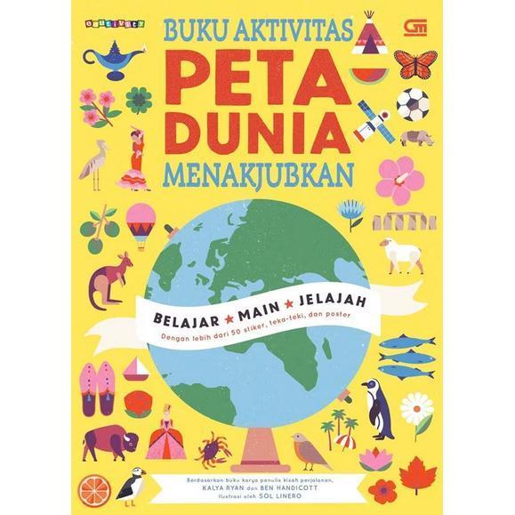 Buku Anak Peta Dunia Menakjubkan: Buku Aktivitas