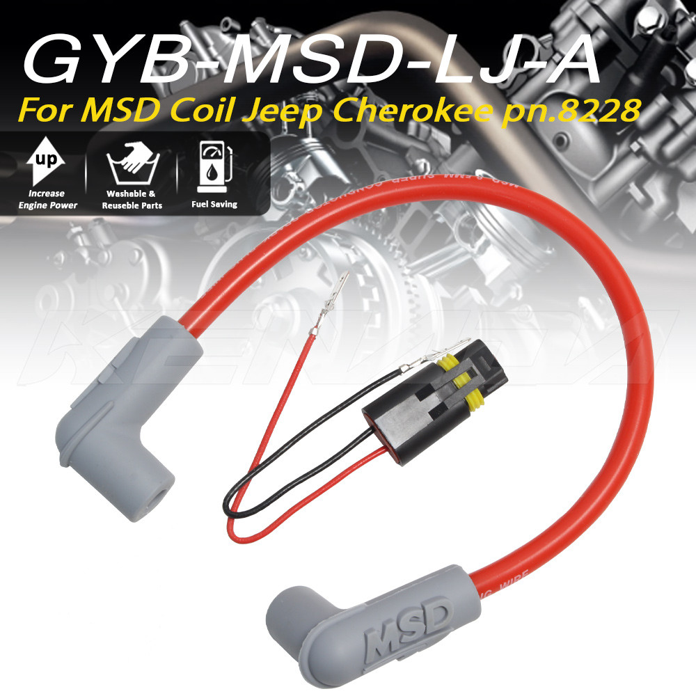 COP Busi MSD Racing Kabel Busi Bebek Matic Spark Plug Wires / coil ignition msd pn8228