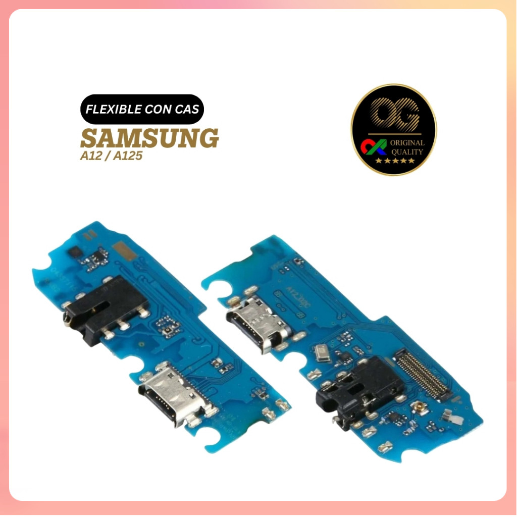 FLEXIBLE SAMSUNG A12 / A125 CONECTOR CAS Konektor Charger Original