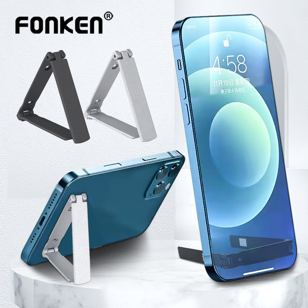 FONKEN Universal Mini Mobile Phone Holder  Back Sticker  Lazy Person Holder Invisible Fog Desktop Ho