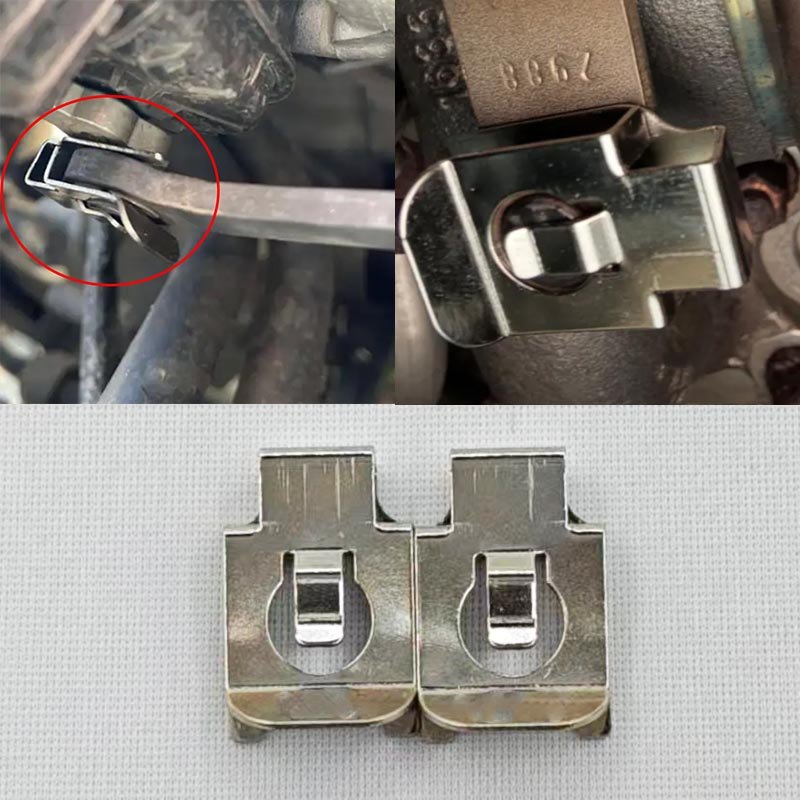 2Pcs Car EA211 1.4T Engine Turbo Clip Fastener For Vw Golf Mk7.5 Mk8 2018-2024 Jetta Mk7 2019-2024 P