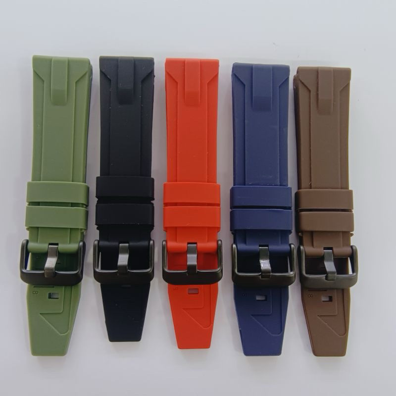 Strap Tali Jam Tangan Karet Silicone Alexander Christie Expedition 22mm 24mm Universal