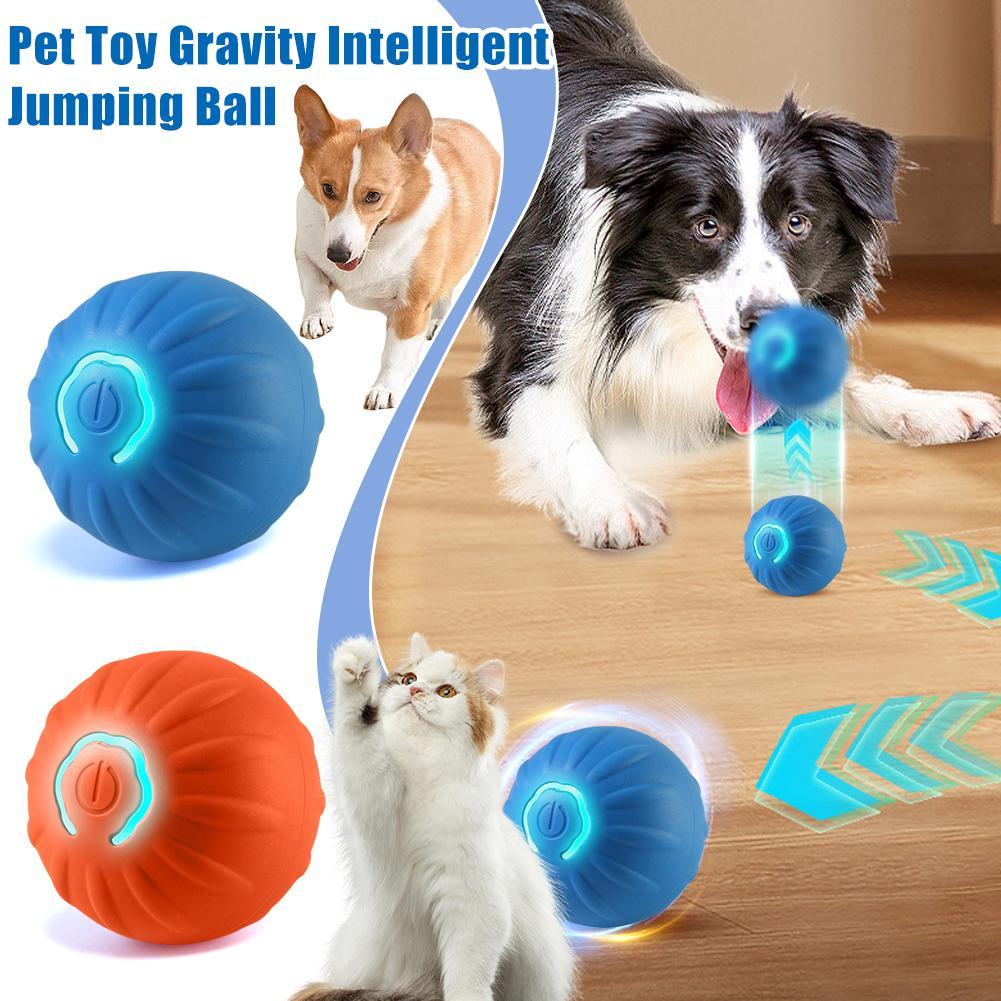 Dog Toy Ball Automatic Moving Bouncing Rolling Ball USB Smart puppy Interactive Dog ew Toy Ball