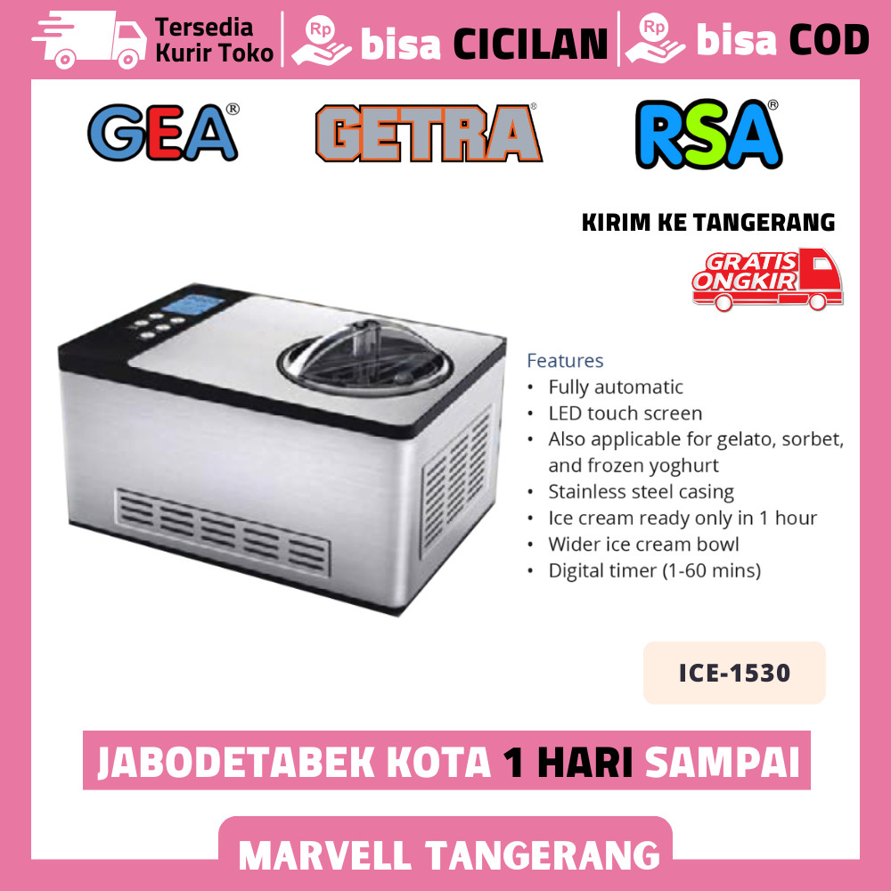 MESIN ES KRIM GEA ICE-1530 HARD ICE CREAM