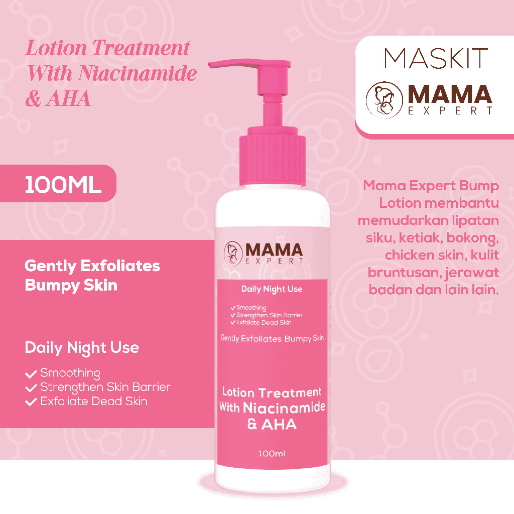 Lotion Penghilang Kerutan & Pencerah Sikut, Lutut, Ketiak, Tumit Ibu Hamil - Chicken Skin Bump Lotio