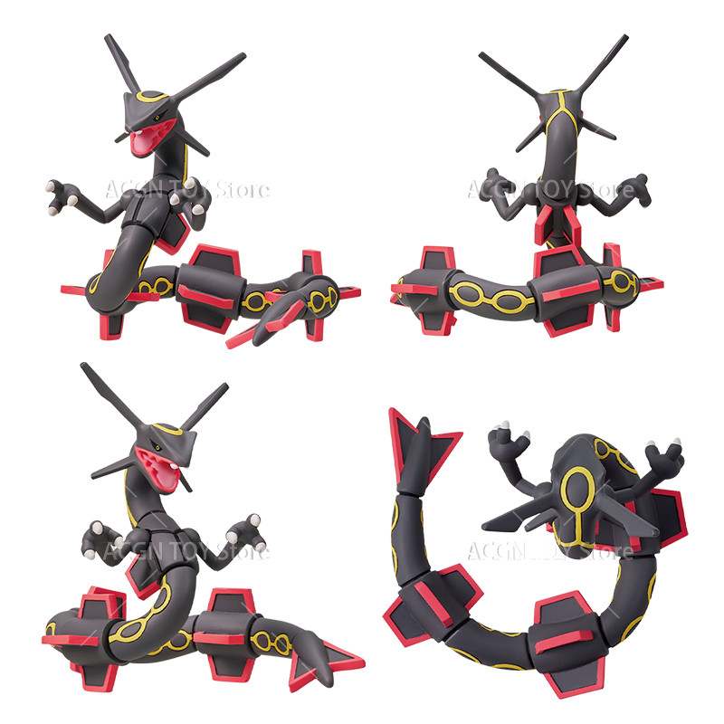 Original TOMY Pokemon Figure Zacian Zamazenta Reshiram Arceus Lunala Rayquaza Giratina Zygarde Palki