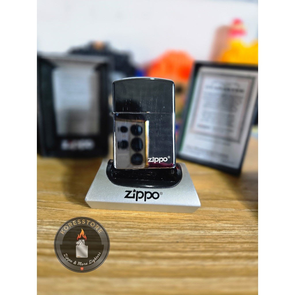 ZIPPO ORIGINAL SILVER CHROME TITLE ZIPPO 317Z I MADE IN USA