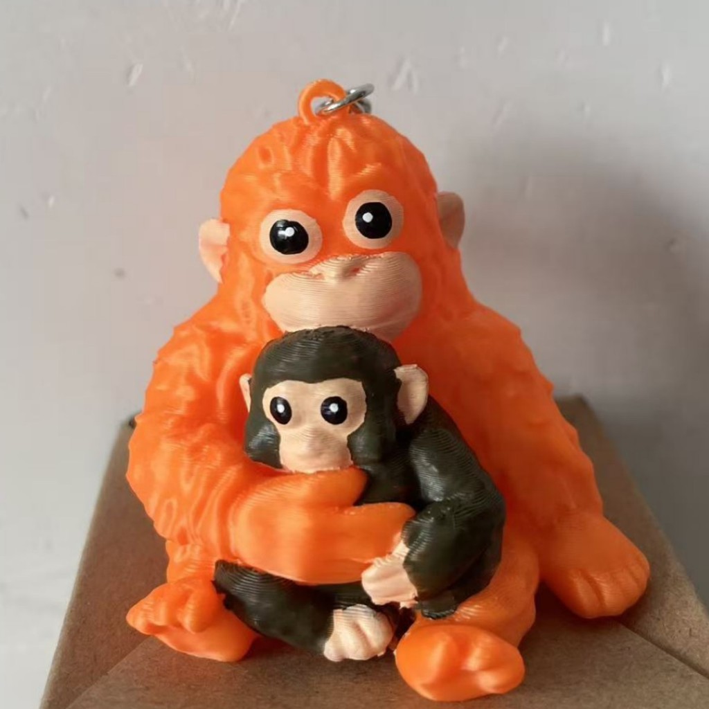 Protect Punch The Monkey Keychain gantungan kunci monyet plush mainan aksesoris liontin