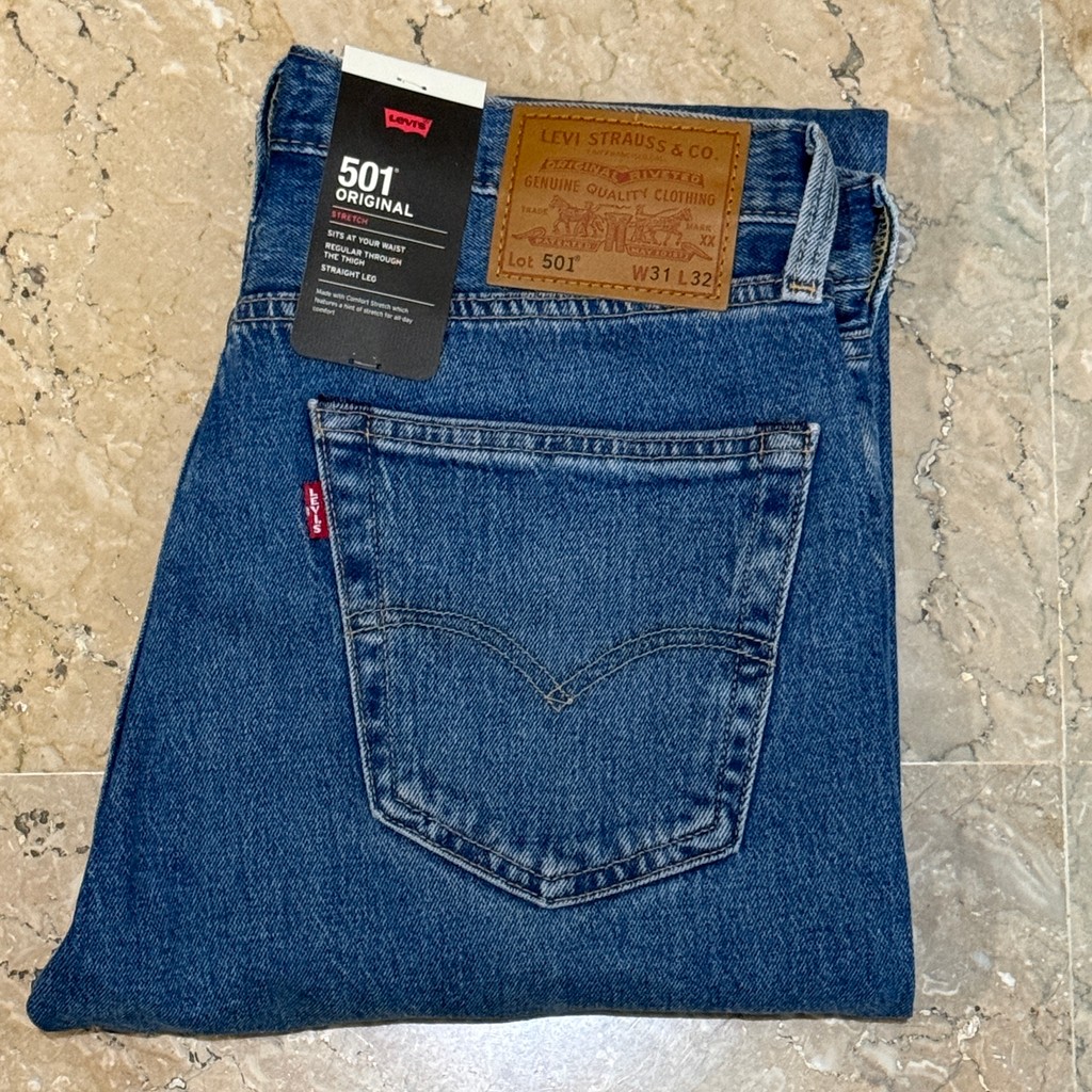 Celana Panjang Jeans Pria 501 Original Medium wash 501-3649