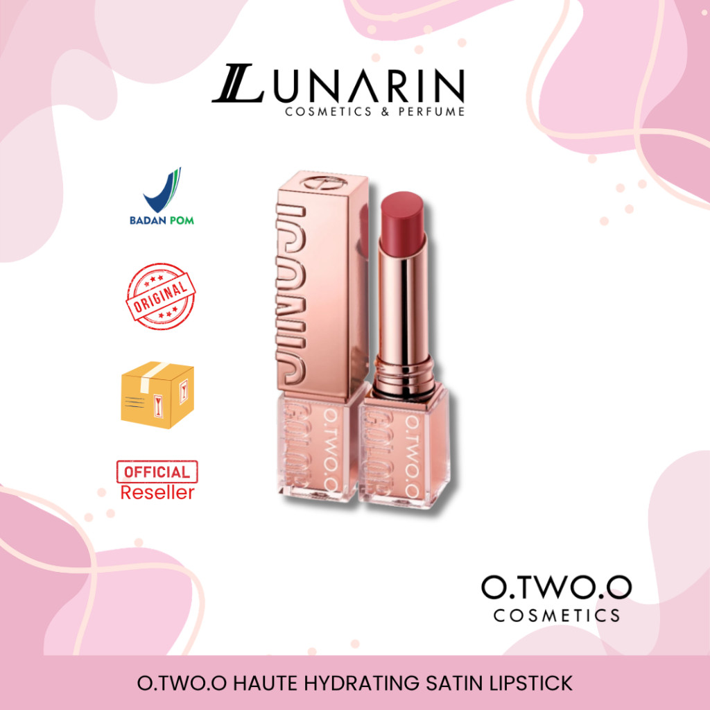 LUNARIN COSMETICS | O.TWO.O Haute Hydrating satin  Lipstick