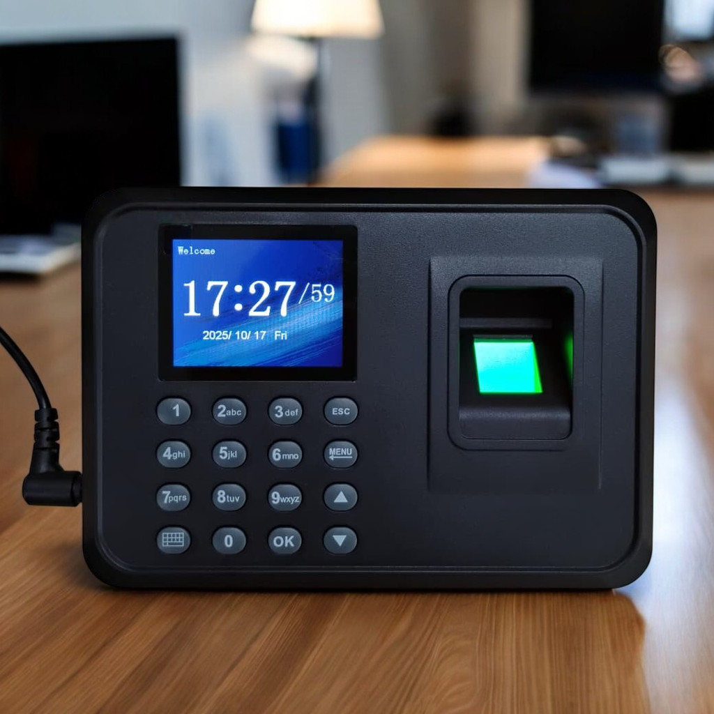 DANMINI A6 Mesin Absen Sidik Jari Fingerprint Attendance Machine 1000 User Kapasitas 100rb Data Abse