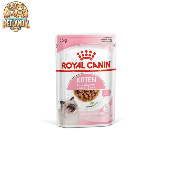 ROYAL CANIN KITTEN IN GRAVY - MAKANAN BASAH ANAK KUCING - MAKANAN BASAH KUCING PER SACHET - ROYAL CA