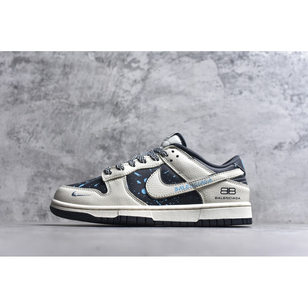 N1K3 SB Dunk Low Ba1enciaga merupakan co branded sepatu kets kasual modis berkualitas tinggi berwarn