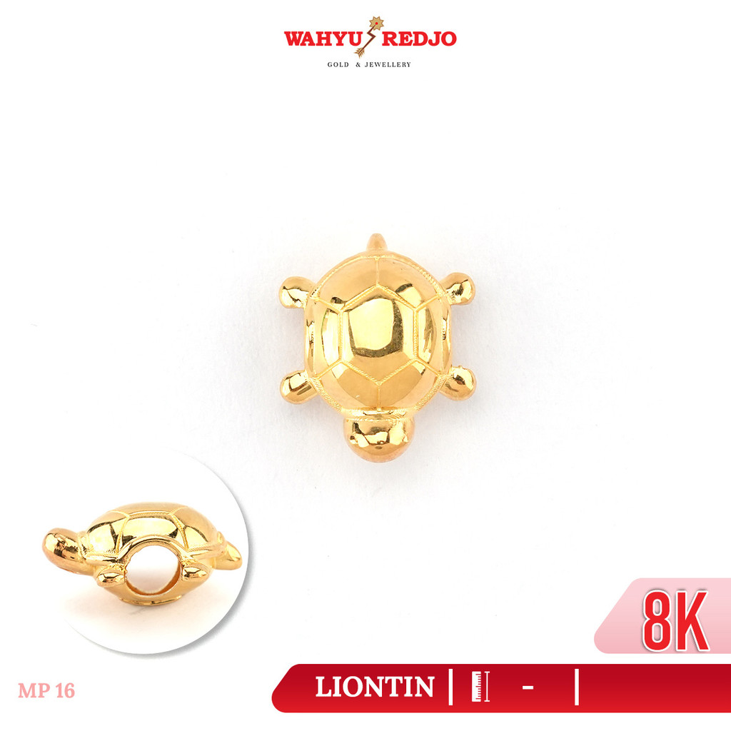Liontin Emas Kura-Kura 8K UBS Wahyu Redjo Pameran