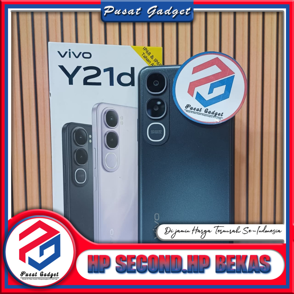 Vivo Y21D Ram 4/128GB | Ram 6/128GB | Ram 6/256GB | Ram 8/128GB Second Pusat Gadget