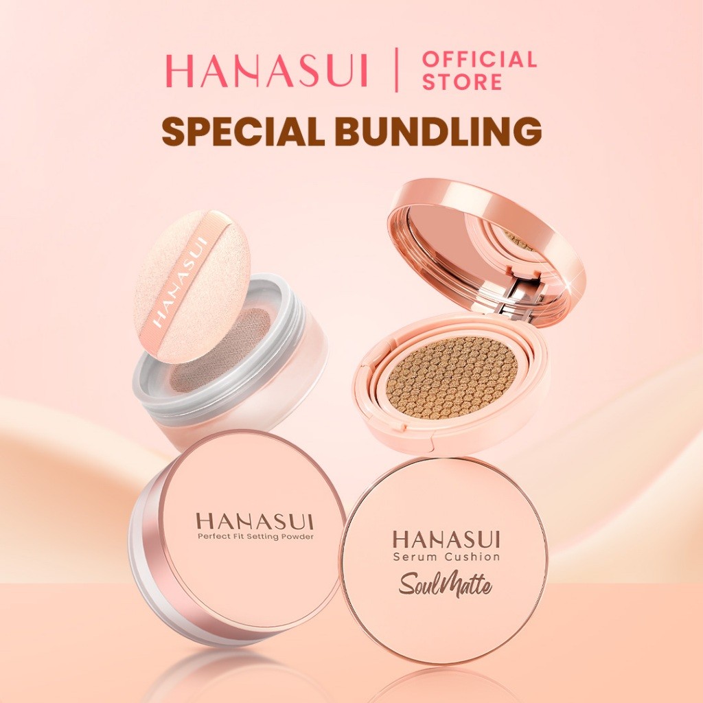Hanasui Special Bundling ( Cushion Soulmatte + Setting Powder) (bdl)