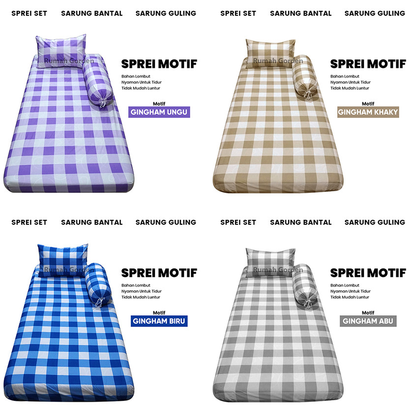 IkalStore3 - SPREI 90X200 SINGLE BED MOTIF AESTHETIC