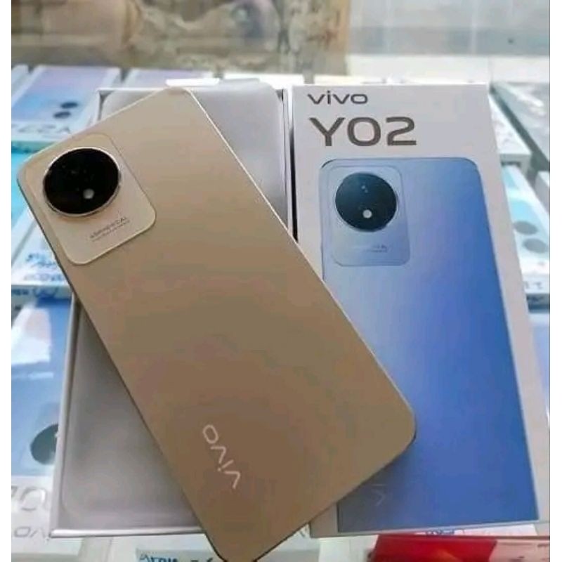 Handphone Vivo Y02 second resmi bergaransi murah