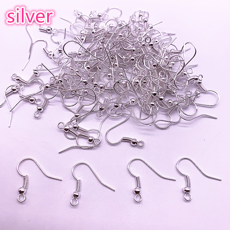Kait Anting 100PCS(50pasang) 20x17mm, Penjepit Anting, Pengait Anting, Perlengkapan Perhiasan DIY#02