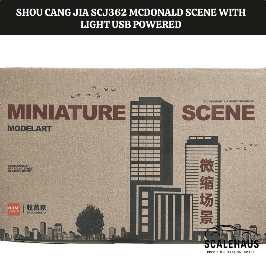 Shou Cang Jia SCJ362 McDonald's Scene w/ Light USB Powered