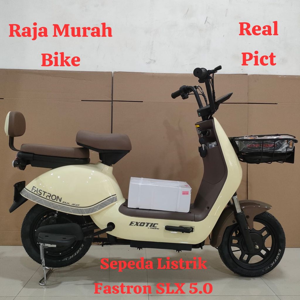 Sepeda Listrik Exotic Fastron Slx 5.0 Bergaransi Sepeda Listrik E Bike Exotic Fastron Sepeda Motor L