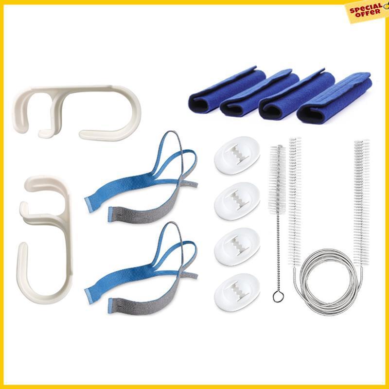 A25P Nasal Pillow Mask CPAP Headgear Strap Kit Replacement Headgear CPAP Strap Covers And Hose Hange
