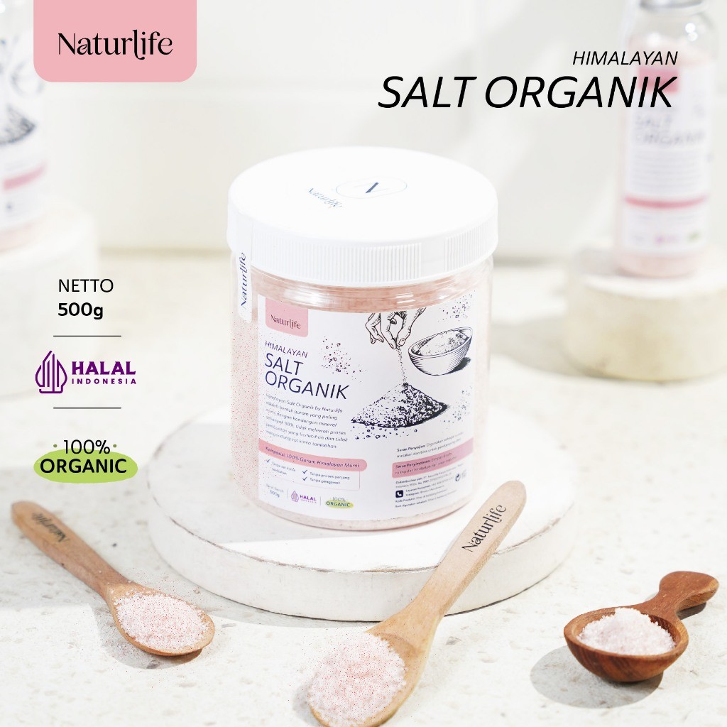 HIMALAYAN SALT ORGANIC 500G / PINK HIMALAYAN PREMIUM PAKISTAN / HIMALAYAN SALT ORIGINAL / GARAM HIMA