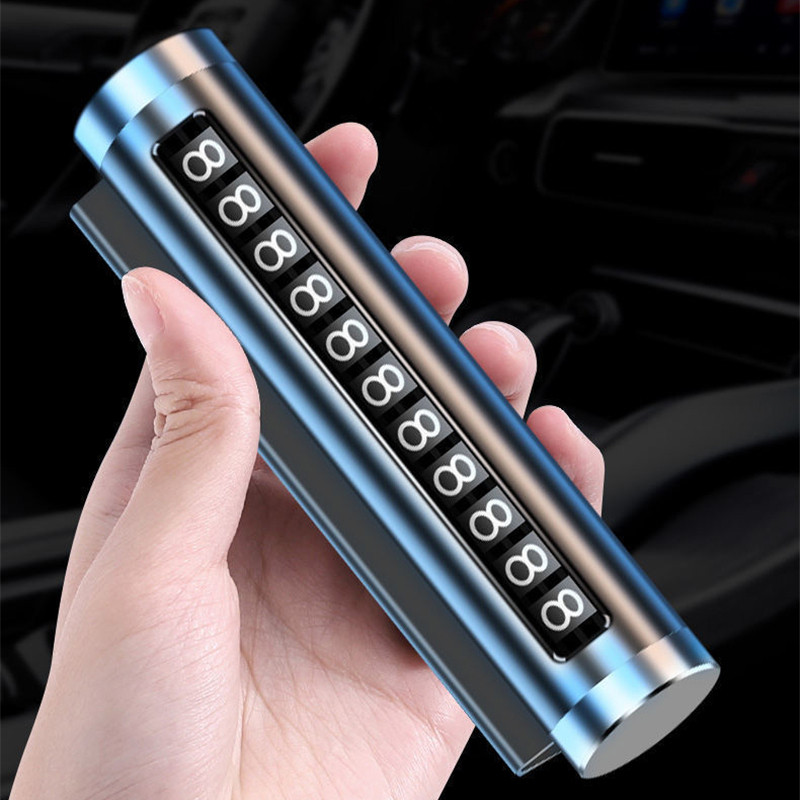 Metal Car Temporary Parking Card for Honda Civic 10th gen 4d Accord 7 o CRV Fit Jazz