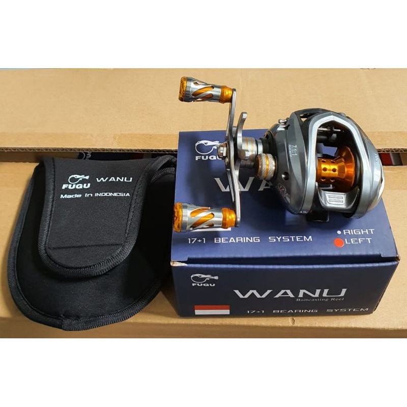 BISA (COD) Reel BC Fugu Wanu 2024 Ratio 8.0.1 Anti Reverse