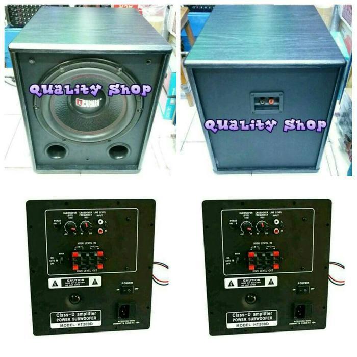 subwoofer pasif 12 inch + power kit class D