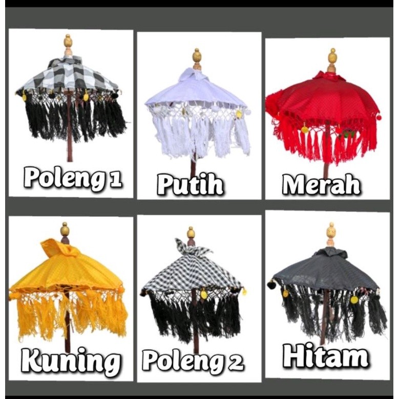 NEW Tedung Unyil Payung Bali Mini Pajeng Dekorasi