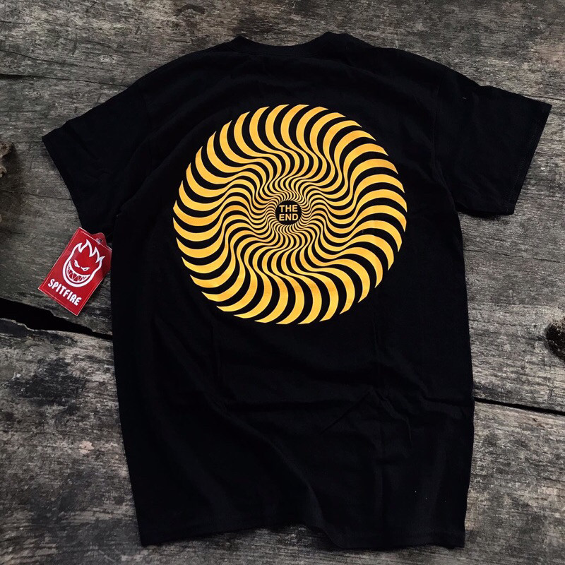 (COD) SPITFIRE CLASSIC SWIRL TSHIRT BLACK