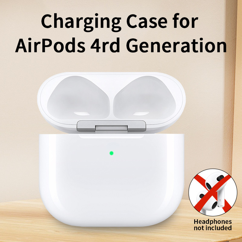 Replacement arging Case for AirPods 4 - Compatible with Original Earbuds, Functions Like Genuine Cas