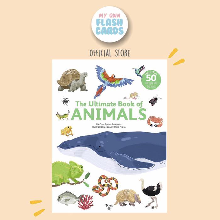 [star lolipop] The Ultimate Book of Animals - Imported Children Education Book Flap Pop Up - Buku Im
