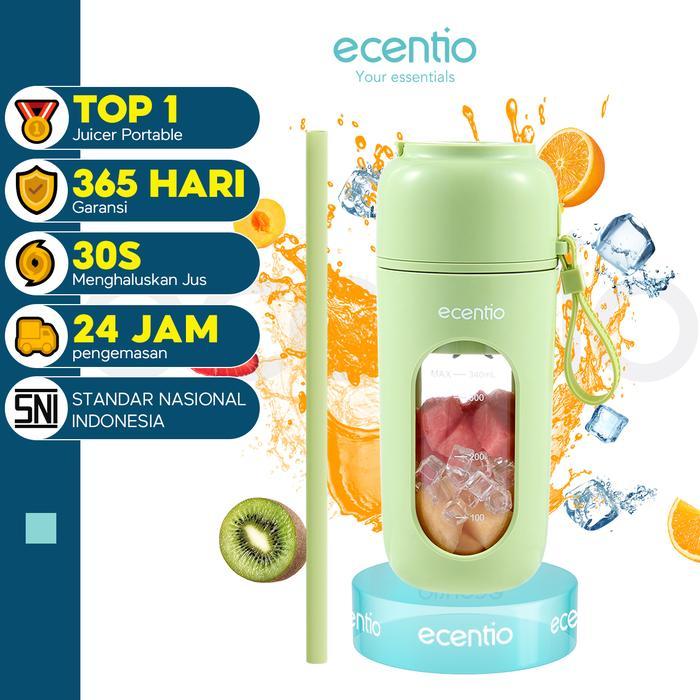 ecentio Juicer portable Blender 12 mata pisau 350ml Juicer