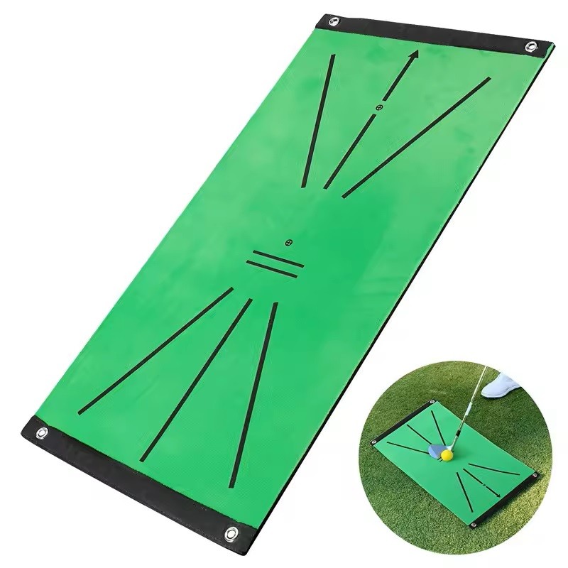 Putting Mat Golf Foldable Matras Latihan Golf Karpet Hitting Golf Matras Latihan Untuk Latihan