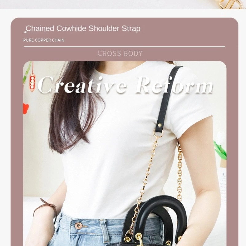 Bag chain shoulder strap  bag replacement chain crossbody chain shoulder bag with chain accessories