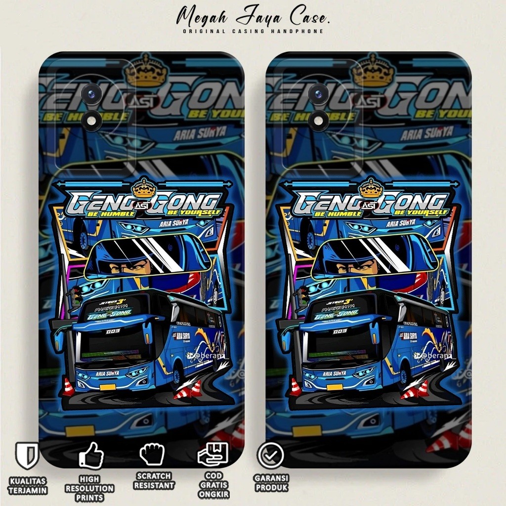 Softcase Hp VIVO Y02 / Y02A / Y02T - Case Hp VIVO Y02 / Y02T / Y02A Motif BUS TELOLET - Casing Hp VI