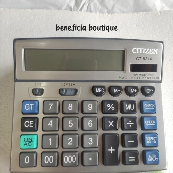 KALKULATOR CITIZEN CT 8214, 14 DIGIT