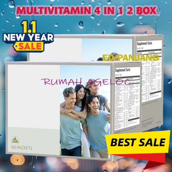 [PROMO] Nu Skin Pharmanex Lifepak 1 Box (60 Sachet) - Suplemen Multivitamin & Antioksidan Daya Tahan