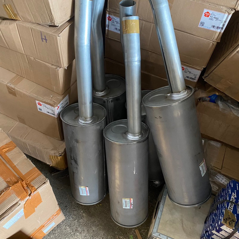 TABUNG KNALPOT CANTER 125 / HDX ASLI ORIGINAL 100% (ME285421M) KNALPOT CANTER OMEGA