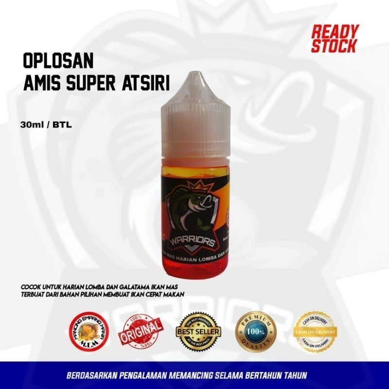 ESSEN OPLOSAN GALAPUNG IKAN MAS AMIS SUPER ATSIRI  WARRIORS ESEENCE