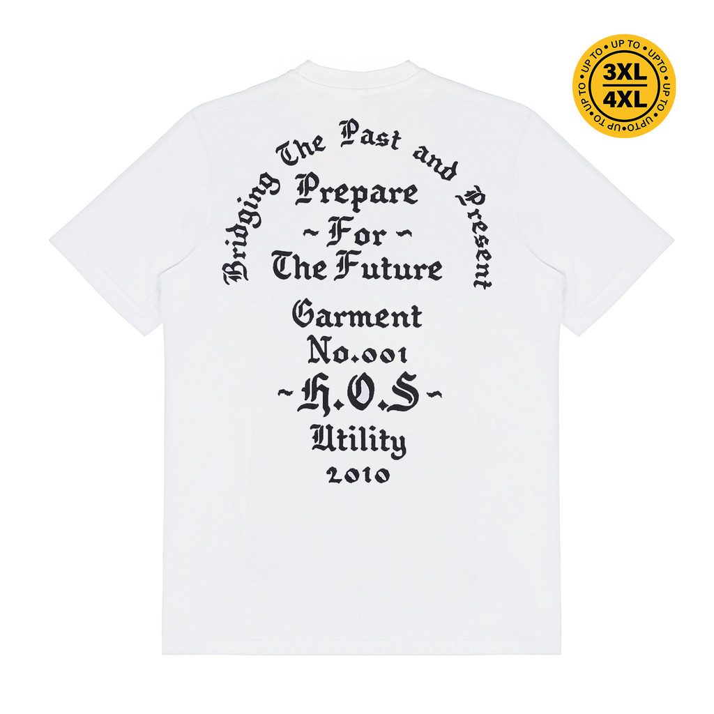 [COD] House of Smith Kaos Pria Lengan Pendek - Born Rip Off Tshirt White - T Shirt Kaos Pria Origina