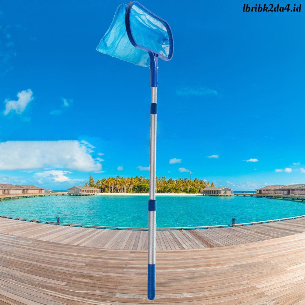 Swimming Pool Skimmer Net with Telescopic Pole Pool Ponds Cleaning Leaf Tools