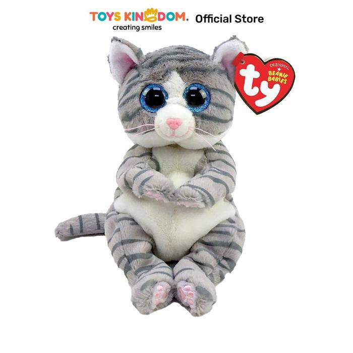 Toys Kingdom Ty Beanie Bellies Boneka Hewan Mitzi Cat Reguler Ty95305