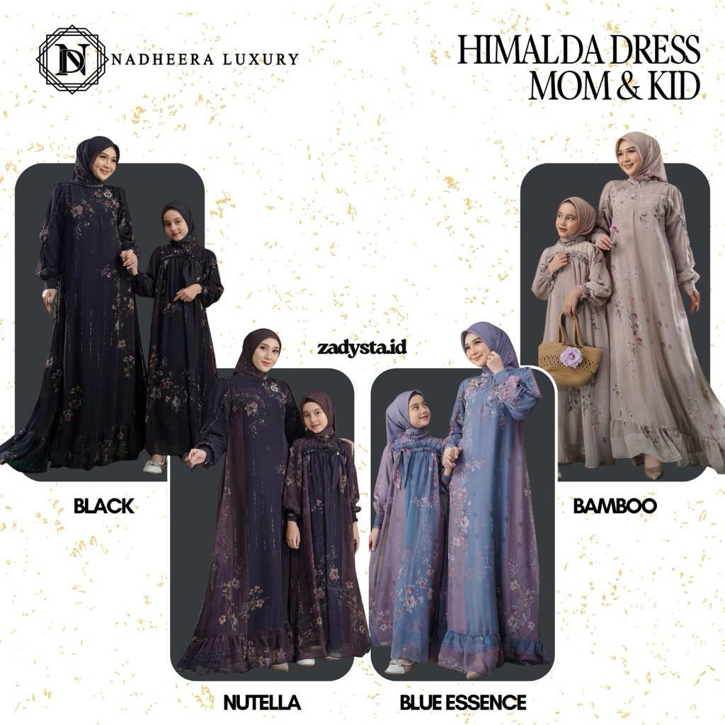 HIMALDA DRESS MOM & KIDS BY NADHEERA LUXURY / GAMIS IBU ANAK CANTIK - BISA COD