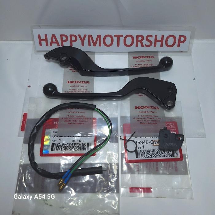 Paket 5item cbs old handle handel rem kiri kanan set switch rem kiri kanan set dan per handle motor 